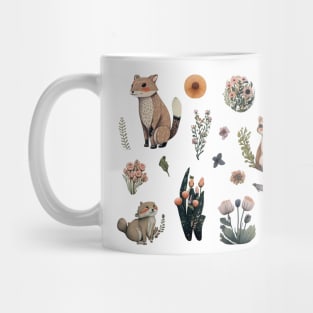 Cute nature sticker pack Mug